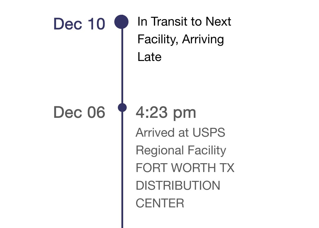 @Archarzel@dice.camp 🤞 (@archarzel) on Twitter photo Hey <a href="/USPS/">U.S. Postal Service</a> I get that shits rough and you're all working hard, but can we get a wellness check on the DFW?
6 fucking days without proof of moment? #fuckdejoy Hey <a href="/USPS/">U.S. Postal Service</a> I get that shits rough and you're all working hard, but can we get a wellness check on the DFW?
6 fucking days without proof of moment? #fuckdejoy