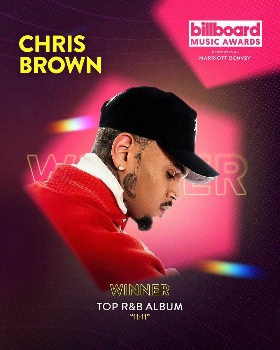 .<a href="/chrisbrown/">Chris Brown</a> wins Top R&amp;B Album for ‘11:11’ at the 2024 #BBMAs
