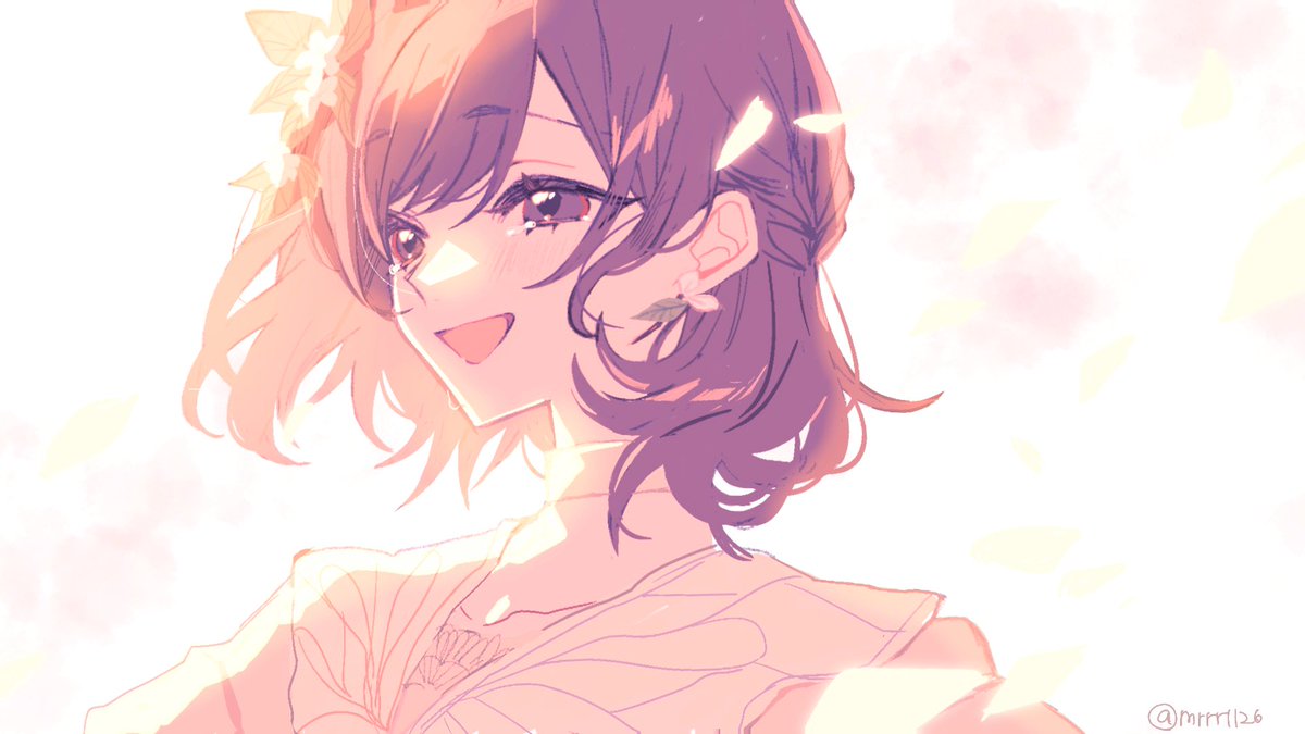東雲絵名 「 」|巴鳥なこのイラスト