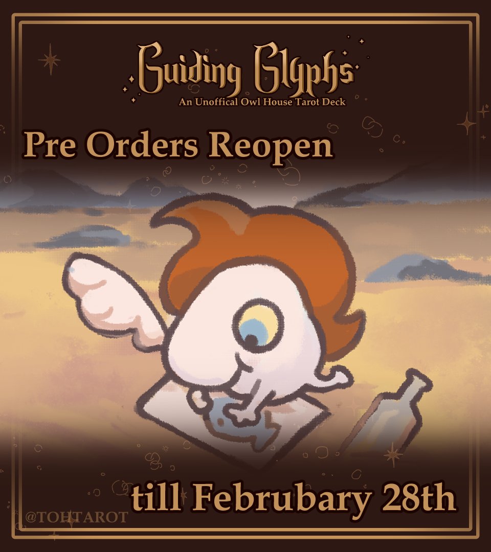 Guiding Glyphs: TOH Tarot Deck 📌 LEFTOVERS FORM tweet media