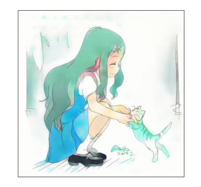左が右になると大分空間認識が変わる。
あまりウケる絵ではなかったけれど、自分の中では意識した大きな一歩だったんだよね 