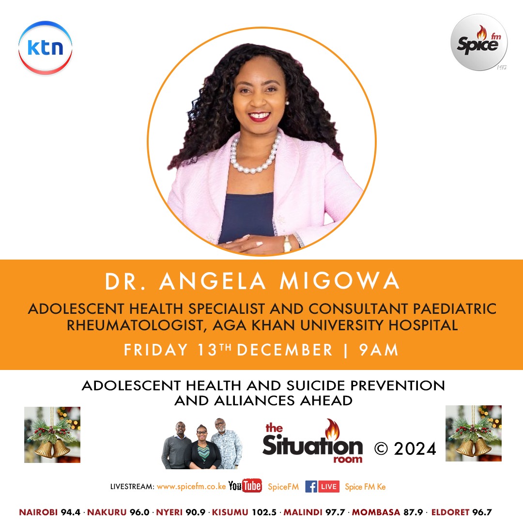 Adolescent health and suicide prevention and alliances ahead

#TheSituationRoom

Follow our live conversation on YouTube: youtube.com/live/wwpemaU7y…