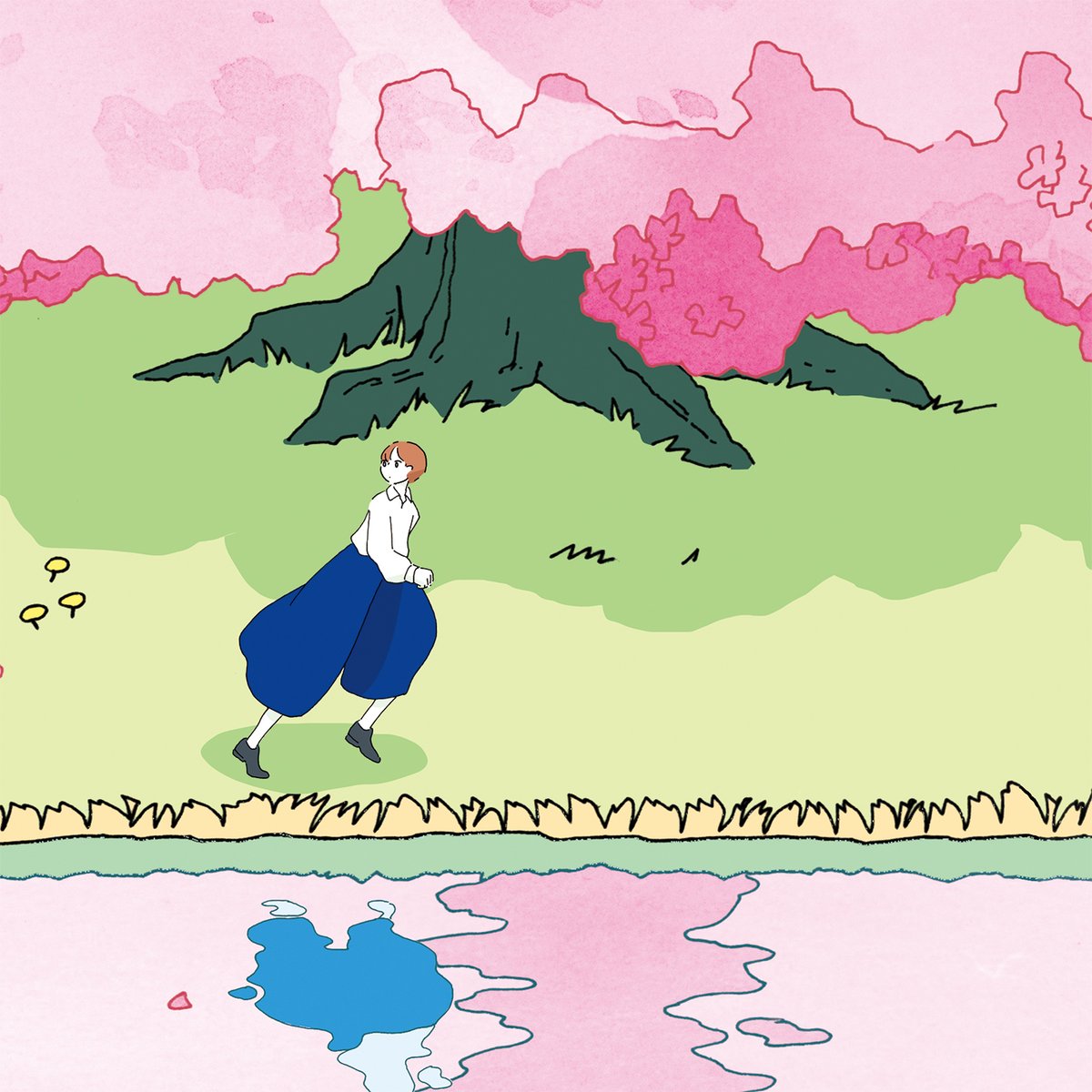 「」|カシワイのイラスト