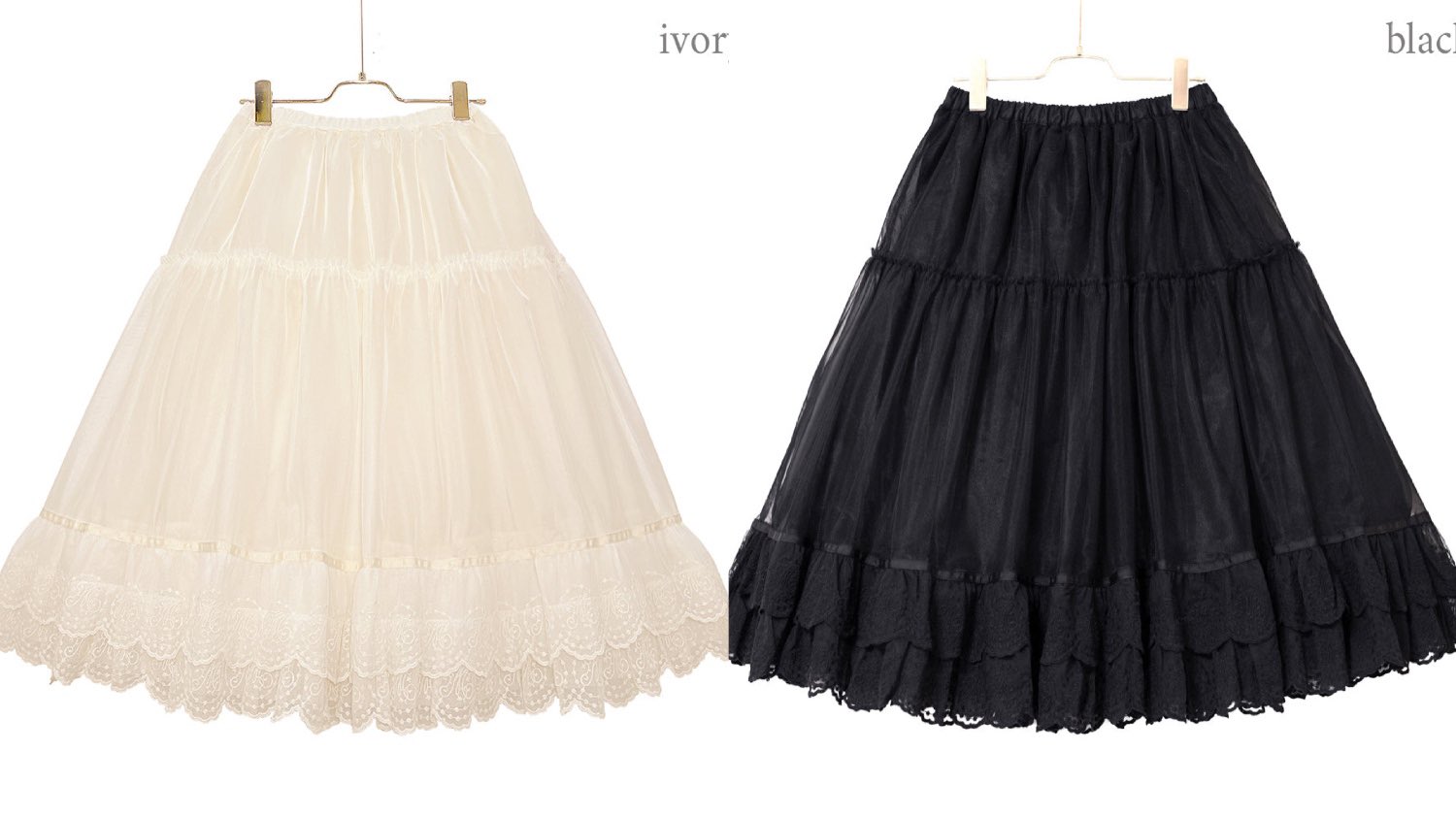 MelodyBasKet メロディバスケットCotton candyロングパニエ 数量限定に