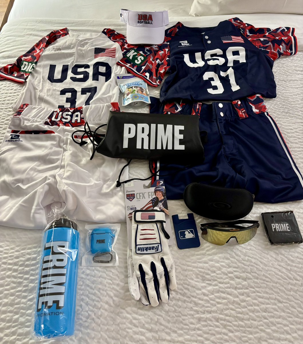 Carleigh Allen C/O 2028 (@carleighallen) on Twitter photo Checked in and ready to compete to represent <a href="/USASoftball/">USA Softball</a> National Team! #NSE24
Thank you <a href="/usaspresident/">Dave Devine</a> for the opportunity!
<a href="/USASoftballWNT/">USA Softball Women's National Team 🇺🇸</a> <a href="/USASoftballJWNT/">USA Softball Junior Women’s National Team</a> <a href="/DICKS/">DICK'S Sporting Goods</a> @mlb <a href="/FranklinSports/">Franklin Sports</a> <a href="/SportsTCSC/">TreasureCoastSports</a> <a href="/oakley/">Oakley</a> <a href="/DrinkPrime/">DrinkPrime</a> <a href="/Hyperice/">Hyperice</a> <a href="/LumberjacksAT/">Lumberjack Arctic Treats</a> <a href="/ExtraInningSB/">EXTRA INNING SOFTBALL</a> <a href="/LineDsoftball/">Line Drive Media</a> Checked in and ready to compete to represent <a href="/USASoftball/">USA Softball</a> National Team! #NSE24
Thank you <a href="/usaspresident/">Dave Devine</a> for the opportunity!
<a href="/USASoftballWNT/">USA Softball Women's National Team 🇺🇸</a> <a href="/USASoftballJWNT/">USA Softball Junior Women’s National Team</a> <a href="/DICKS/">DICK'S Sporting Goods</a> @mlb <a href="/FranklinSports/">Franklin Sports</a> <a href="/SportsTCSC/">TreasureCoastSports</a> <a href="/oakley/">Oakley</a> <a href="/DrinkPrime/">DrinkPrime</a> <a href="/Hyperice/">Hyperice</a> <a href="/LumberjacksAT/">Lumberjack Arctic Treats</a> <a href="/ExtraInningSB/">EXTRA INNING SOFTBALL</a> <a href="/LineDsoftball/">Line Drive Media</a>