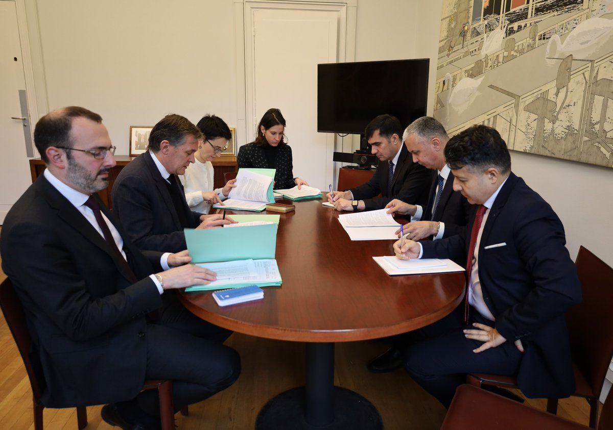 MOFA_Tajikistan's tweet photo. Political Consultations between Tajikistan and France
https://t.co/OXB7piSxQE https://t.co/hUJidyrs7v