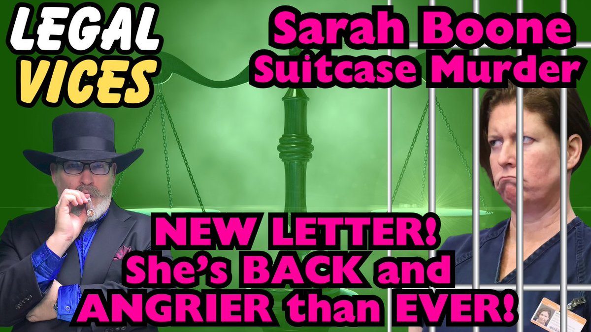 8am ET/1pm UK/10pm KR/12am AEDT

Sarah Boon is BACK, and she is ANGRIER and more UNHINGED than EVER!!!"  Her latest letter gives us her unedited, uncensored, unhinged thoughts. She is the victim and blames the court, her lawyer, everybody and YOU!
youtube.com/live/-DNgIa2Wn…