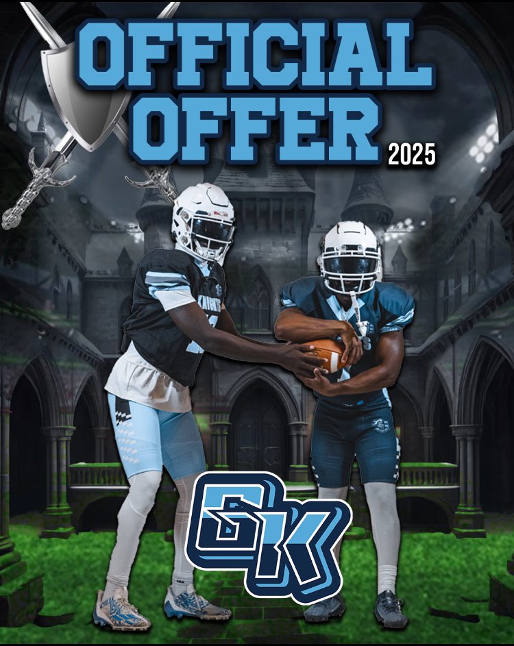 Rylan Edwards (@rylanedwards) on Twitter photo Blessed to receive an offer from <a href="/GeorgiaKnights1/">Georgia Knights Athletics</a> !!
<a href="/SenatorsFB/">Senator Football</a>
<a href="/CoachWatson14/">Ronnie Watson</a>
<a href="/CoachJonesWR/">Walter Jones III</a>
<a href="/AlaBev_Hville1/">Greg Campbell</a>
<a href="/_spencerjsmith/">Spencer Smith</a>
<a href="/Coach_Crowson/">Chase Crowson</a>
<a href="/z_cange/">Zackary Cangelosi</a> Blessed to receive an offer from <a href="/GeorgiaKnights1/">Georgia Knights Athletics</a> !!
<a href="/SenatorsFB/">Senator Football</a>
<a href="/CoachWatson14/">Ronnie Watson</a>
<a href="/CoachJonesWR/">Walter Jones III</a>
<a href="/AlaBev_Hville1/">Greg Campbell</a>
<a href="/_spencerjsmith/">Spencer Smith</a>
<a href="/Coach_Crowson/">Chase Crowson</a>
<a href="/z_cange/">Zackary Cangelosi</a>