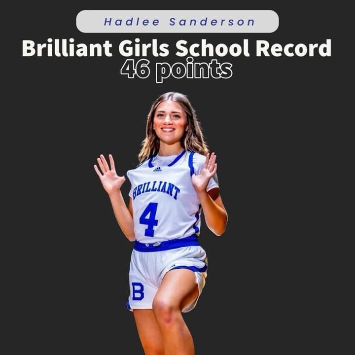 Uncommitted 2026 Hadlee Sanderson Brilliant High School (AL) drops 46 shattering her High Schools scoring record. 

Coaches better get on her!!.

rmallor214@gmail.com 
Robert Mallory