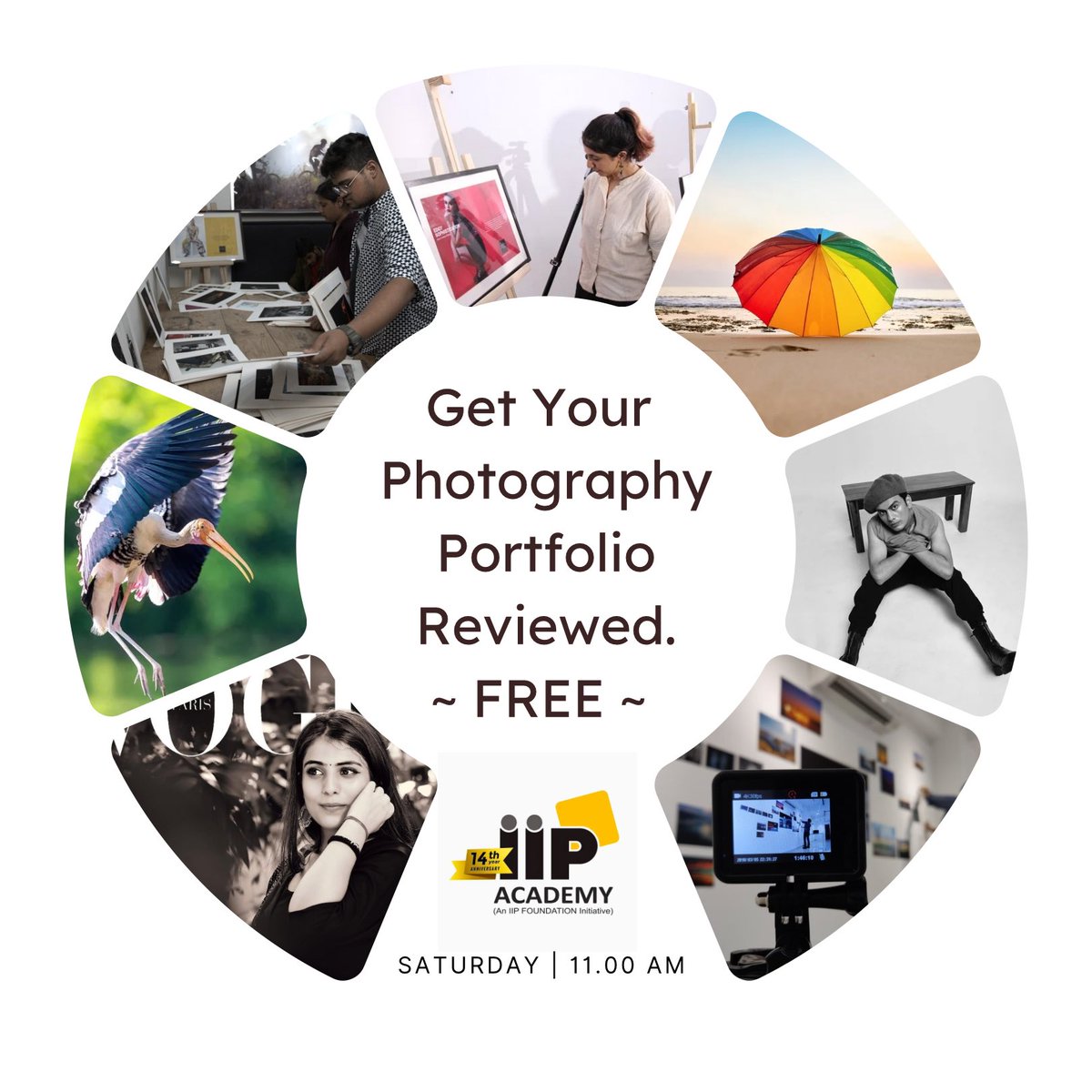 📸 Ready to take your photography skills to the next level? Join IIP Academy’s FREE Counselling Session and:
✨ Get your portfolio reviewed by experts.
✨ Discover career opportunities in photography.
Every Saturday at 11 AM
IIP, B7, Sector 2, Noida
Register now! 
Call 9015422322