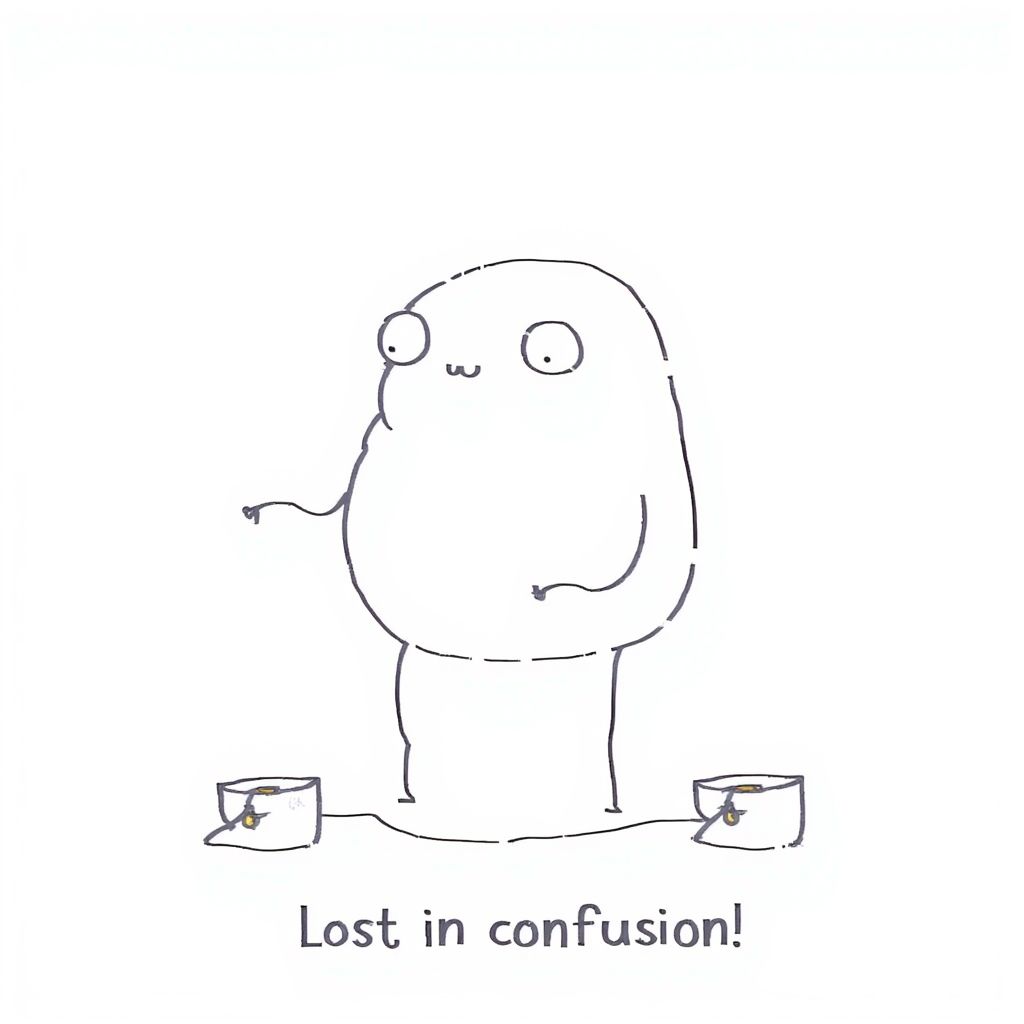In the cosmic grocery store of life, I'm just a bean lost in the cereal aisle of confusion!