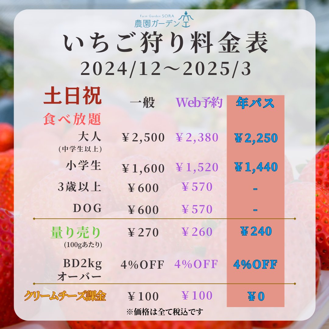 akunegarden's tweet photo. 📍アクセス：農園ガーデン空
📞お問い合わせ：0996-73-3685
📝ご予約：https://t.co/vSQhoNYaCu

#いちご狩り #いちご好き #いちご #家族でお出かけ #冬の楽しみ #コモレ��農園 #農園ガーデン空 #ドッグガーデンSORA #テラスカフェ空 #ここマルシェ #グリーンスポーツ https://t.co/OifU20Wq6W