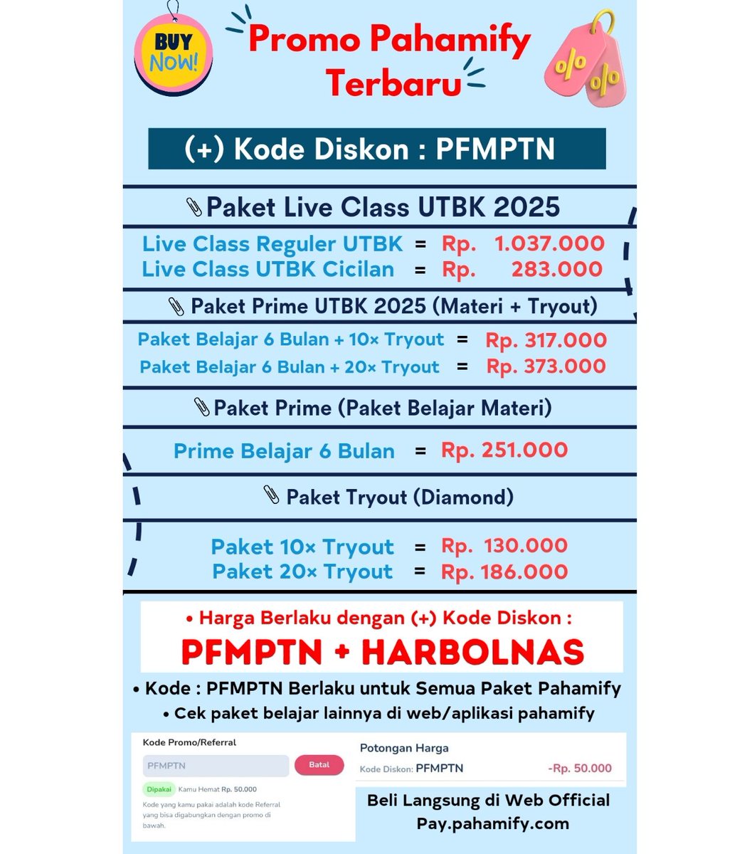 PFMPTN : Diskon Mipy Pahamify tweet media