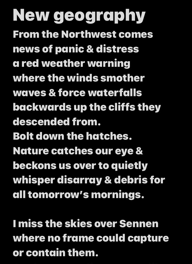 tyronewarren819's tweet photo. ‘New geography’📘✍🏽
#tmwarren #geography #Redweather #inferno #poetry #poetrycommunity #poetrylovers #poetrycornwall https://t.co/4oSqy3NZ4J