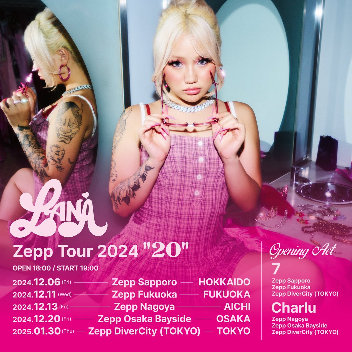 TODAY'S PROGRAM】 LANA Zepp Tour 2024 
