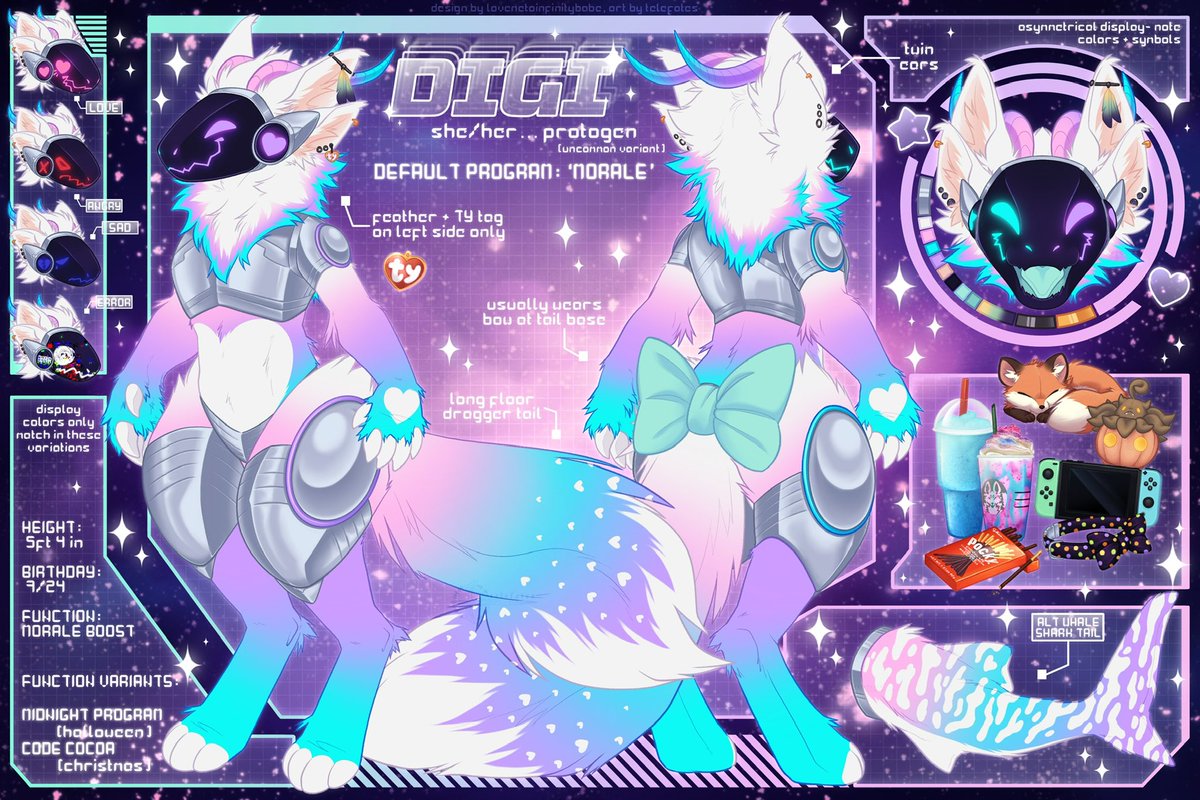 Protogen_Digi's tweet photo. @NickIndustries3 I shall leave you with my most cherished babies! Thank you for the chance!! https://t.co/aUFzHWmpEP