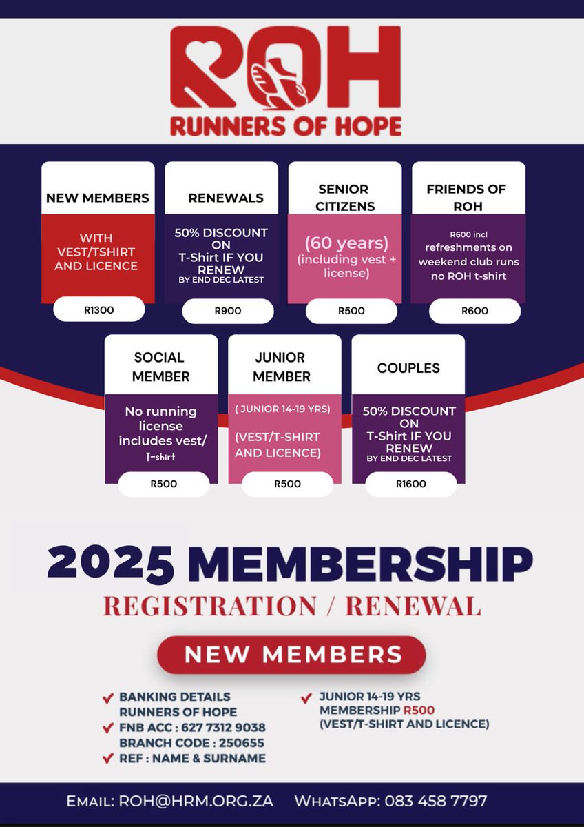 RunnersOfHope's tweet photo. RUNNERS OF HOPE'S REGISTRATION PERIOD IS OPEN:

Reward yourself with a beautiful Christmas Gift by joining the Bunch Of Winners. Do not let this opportunity pass you by. Jump on board, and let's make history together. The ROH family is waiting to welcome you. 
#PrioritizeYoHealth https://t.co/JHhsnkLPPa