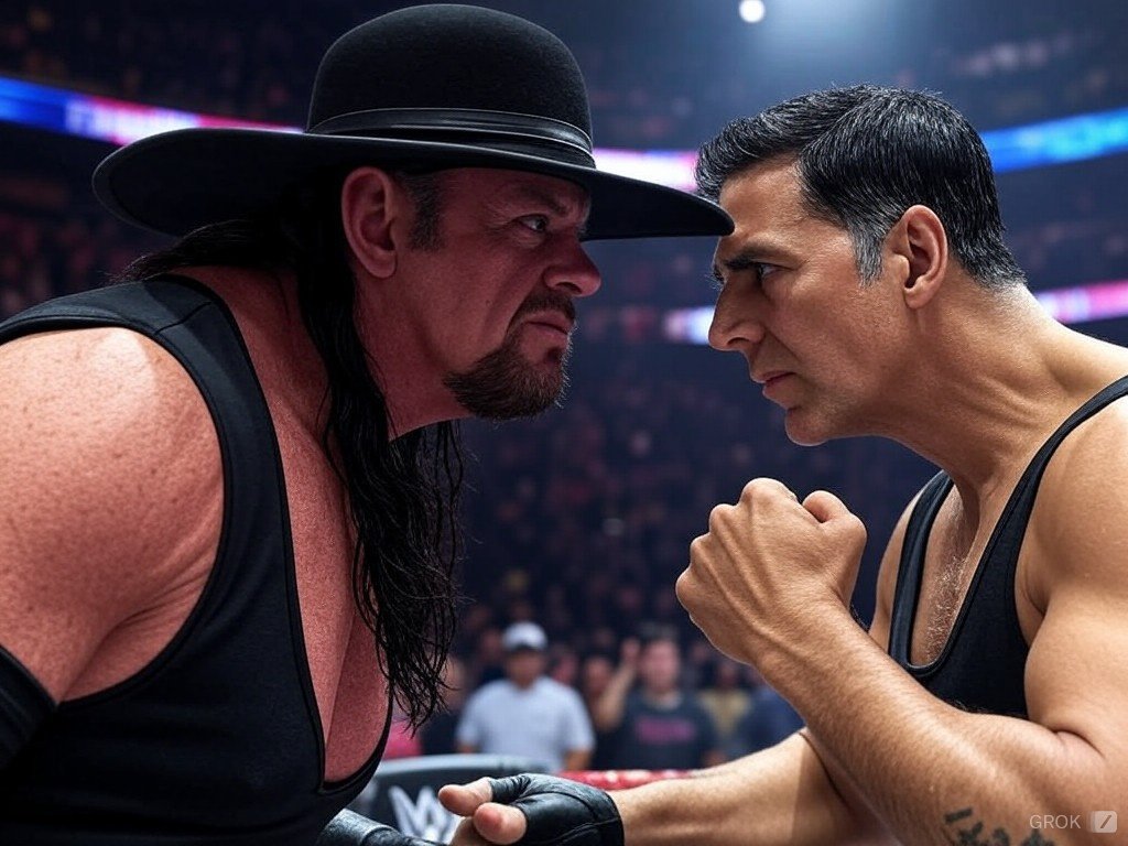 RomanEmpireShi1's tweet photo. @undertaker vs @akshaykumar
😎💥
Last men standing match...
Hell in cell..😱
#AkshayKumar𓃵 #wwe #undartaker https://t.co/9AJ6y57KF6