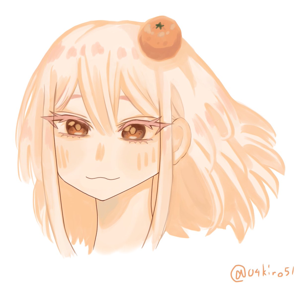 04kiro51's tweet photo. めっちゃ可愛くかけた！

#ワンドロ　#オリキャラ #イラスト https://t.co/yB0Mhxggao