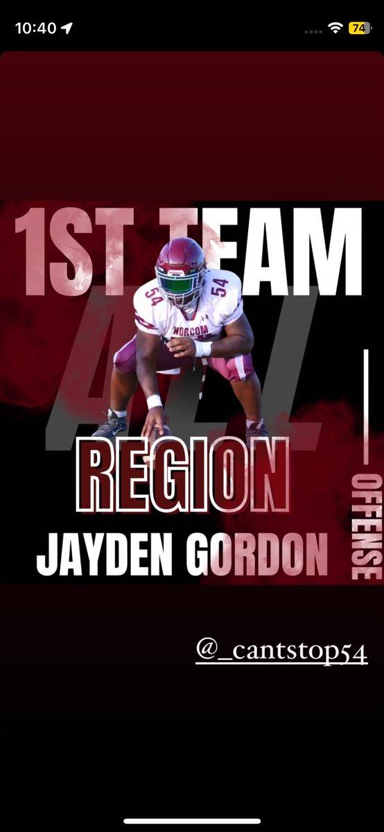 Blessed to make First Team All Region Center!