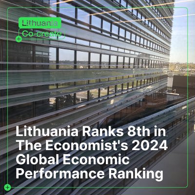 Lithuania is the 8th strongest performing economy in 2024, according to <a href="/TheEconomist/">The Economist</a>'s ranking of 37 OECD countries. This achievement highlights Lithuania's resilience and economic strength, securing its spot among the top-performing economies globally. 🌍🇱🇹 #LithuaniaCoCreate