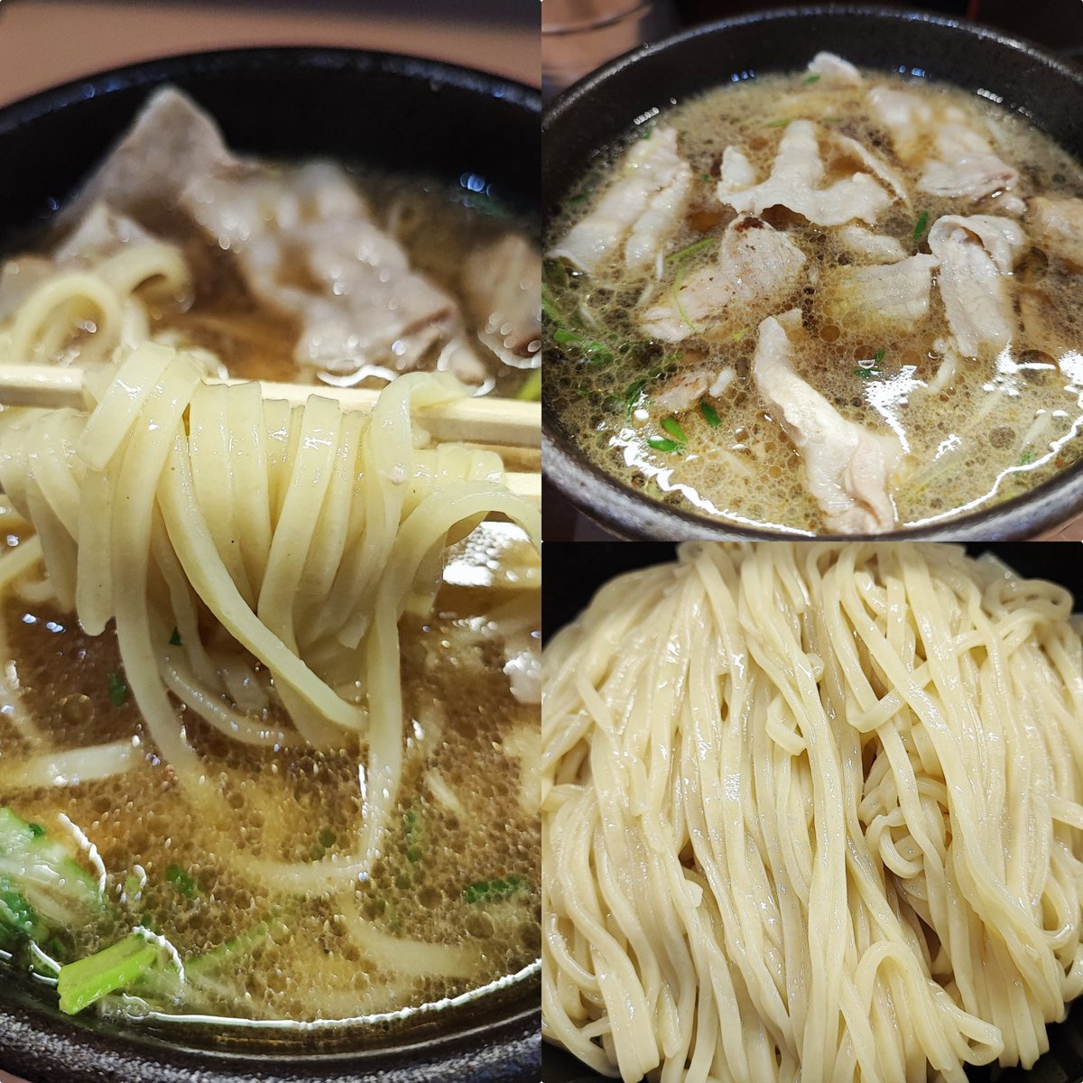 rawotaccho's tweet photo. 肉吸い風つけ麺@ラーメン哲勝
ここは本当に何を食べても旨い♪　５００㌘をざぶざぶ啜る🎶 https://t.co/Jw2f4iYop0