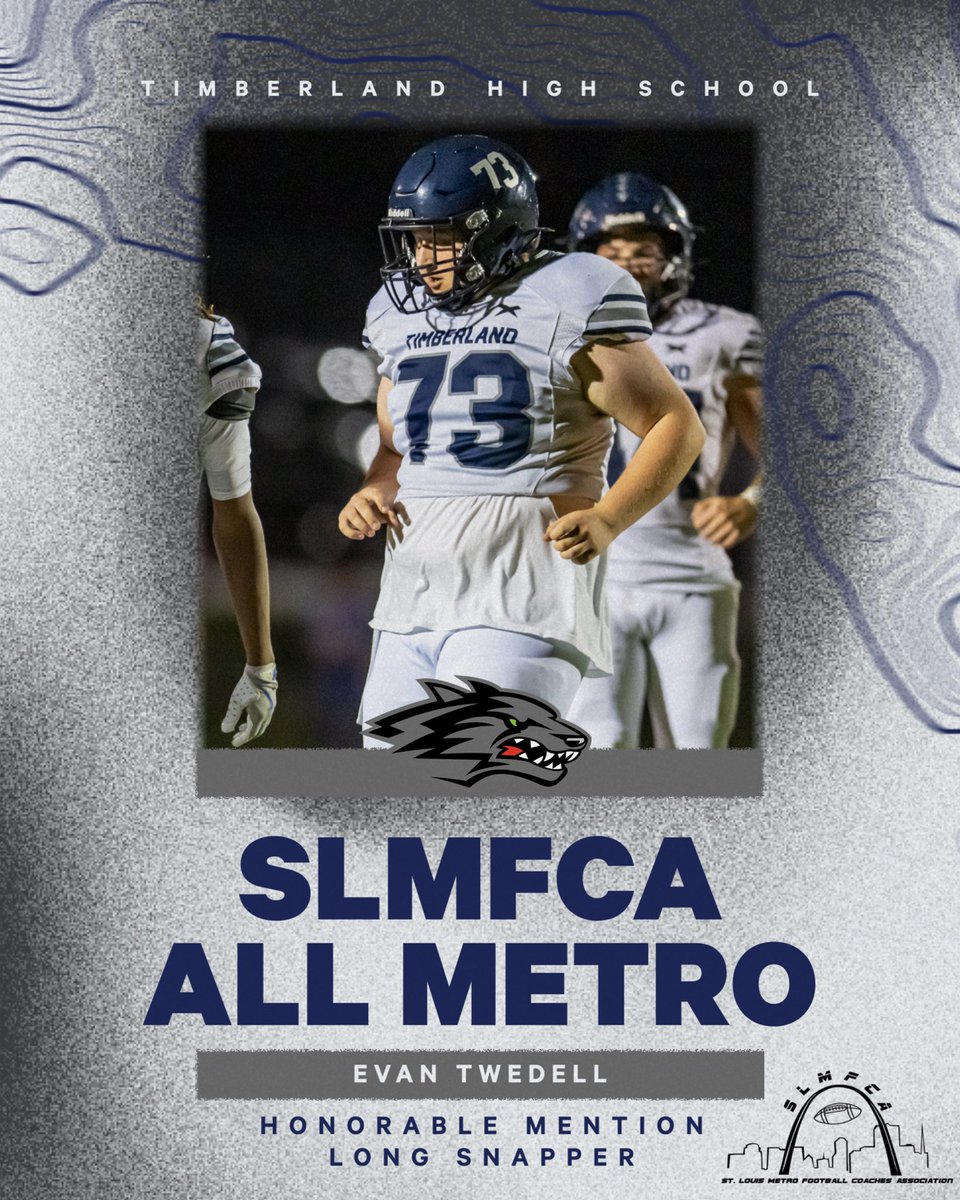 FootballTHS's tweet photo. Congrats to @evantwedell_82 for earning Honorable Mention All Metro honors as a Long Snapper from the St. Louis Metro Football Coaches Association! https://t.co/6QID57KUt5