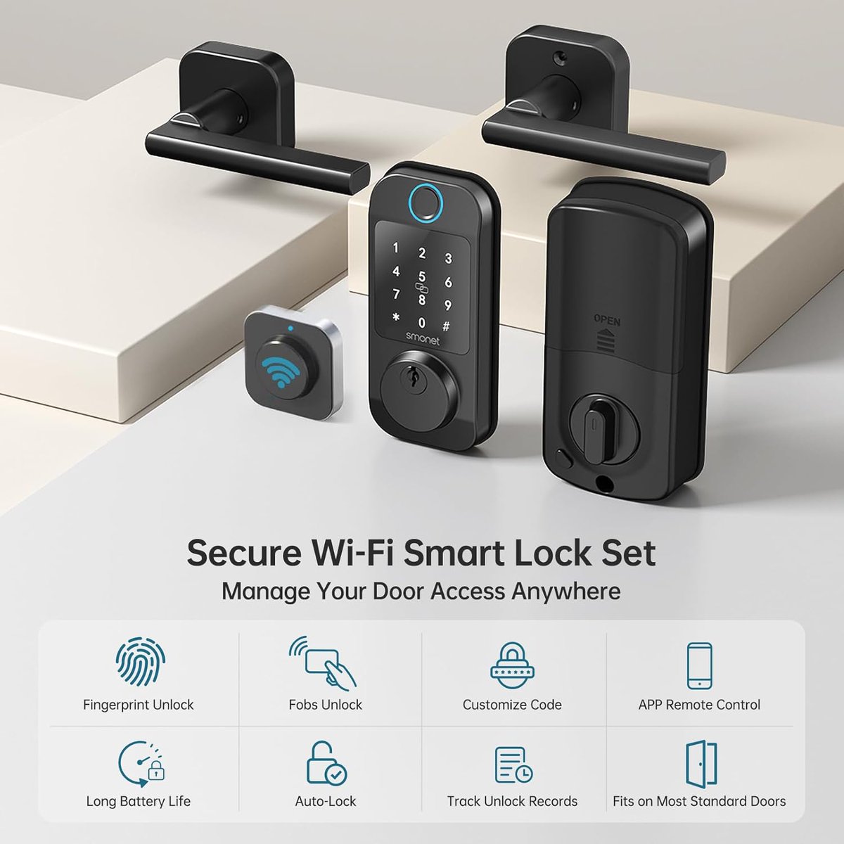 SmonetSecurity's tweet image. 🛒 Ready to upgrade your smart lock? Tap the link to learn more and make your home smarter today!

🔗Silver: amzn.to/3ZiE7kA
🔗Black: amzn.to/4fg1W1G

#SmartLock #HomeSecurity #WiFiLock #SmartHome #TechUpgrade #SmonetLock #PeaceOfMind #SmartLiving