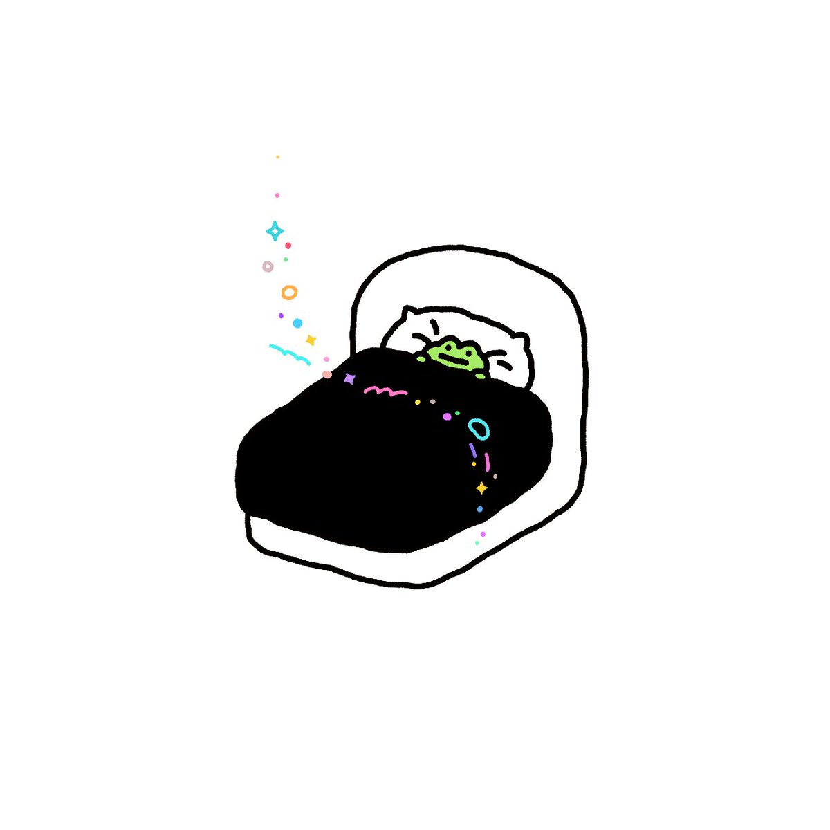 fricthefrog's tweet photo. 🐸😴 https://t.co/lF6qVxmedU