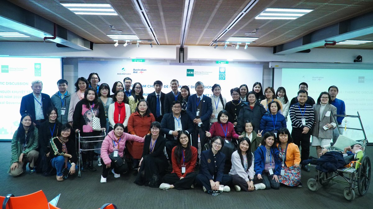 UNDPVietNam's tweet photo. 📢 New #DisabilityInclusion study highlights urgent needs!
Key recommendations:
✅ Upgrade e-portals to WCAG 2.0 standards 4 accessibility
✅ Design inclusive allowance &amp; banking sys
✅ Develop disability-specific climate adaptation policies 
🙏@dfat 4 supporting this initiative https://t.co/kuTxJejgoP