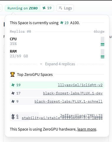 lvminzhang's tweet image. IC-Light V2 HF demo is currently in a high workload. Not sure if this is increased need in illumination, or if someone is scraping training data, or if someone is wrapping the api to fake services … we will evaluate and take some action to improve experiences for normal users