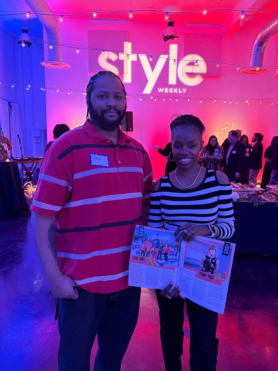 TishaErby's tweet photo. Tonight was a beautiful night, Thank you @StyleWeekly omg so many amazing people in #rva &amp; I even have came across some #SouthSide Friends!#TishaErbySuperMom #ClassOf2024 #40under40 #StyleWeekly page 5&amp;20 I’m so #Thankful for my Family, Friends and Community &amp; all my #RPSKids https://t.co/GYXblb6bnN
