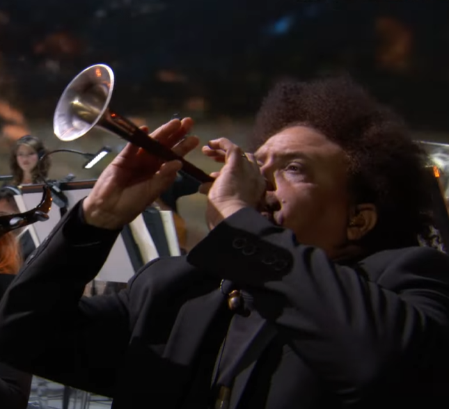 TheCowlOfBatman's tweet photo. The true MVP of the #GameAwards2024 
This man went absolutely insane during the GOTY nomination orchestra https://t.co/YQhwzZZngX