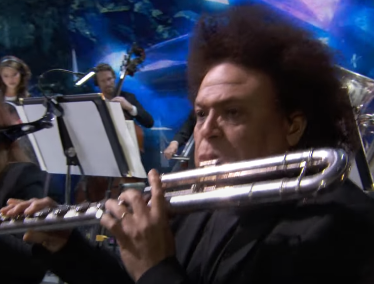 TheCowlOfBatman's tweet photo. The true MVP of the #GameAwards2024 
This man went absolutely insane during the GOTY nomination orchestra https://t.co/YQhwzZZngX