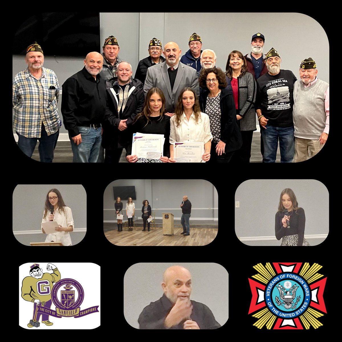 Dr. Richard Tomko (@garfieldsuper_) on Twitter photo Garfield High School and Garfield Middle School VFW Voice of Democracy Essay Winners at the 2024 Scholarship Awards Dinner. Thank you Garfield VFW for always supporting our students and families. Thank you members for your service. <a href="/GarfieldNJSchls/">GarfieldNJSchools</a> <a href="/Principal_GHS/">Garfield High School</a> <a href="/GarfieldMS_NJ/">Garfield Middle School</a> Garfield High School and Garfield Middle School VFW Voice of Democracy Essay Winners at the 2024 Scholarship Awards Dinner. Thank you Garfield VFW for always supporting our students and families. Thank you members for your service. <a href="/GarfieldNJSchls/">GarfieldNJSchools</a> <a href="/Principal_GHS/">Garfield High School</a> <a href="/GarfieldMS_NJ/">Garfield Middle School</a>