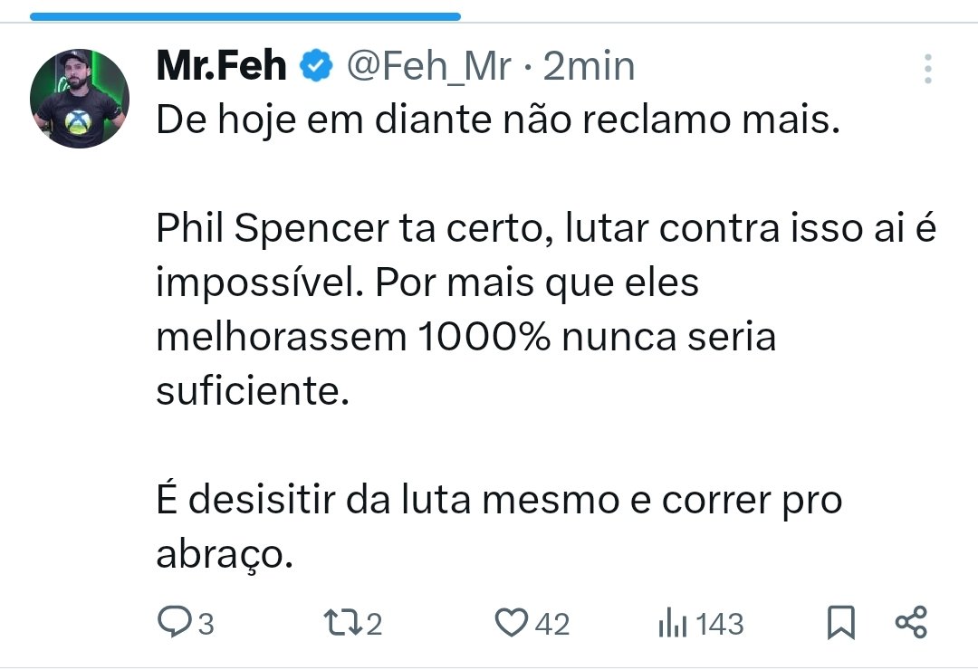 MSmultibox's tweet image. Phil desistiu, desista você 🫵 também