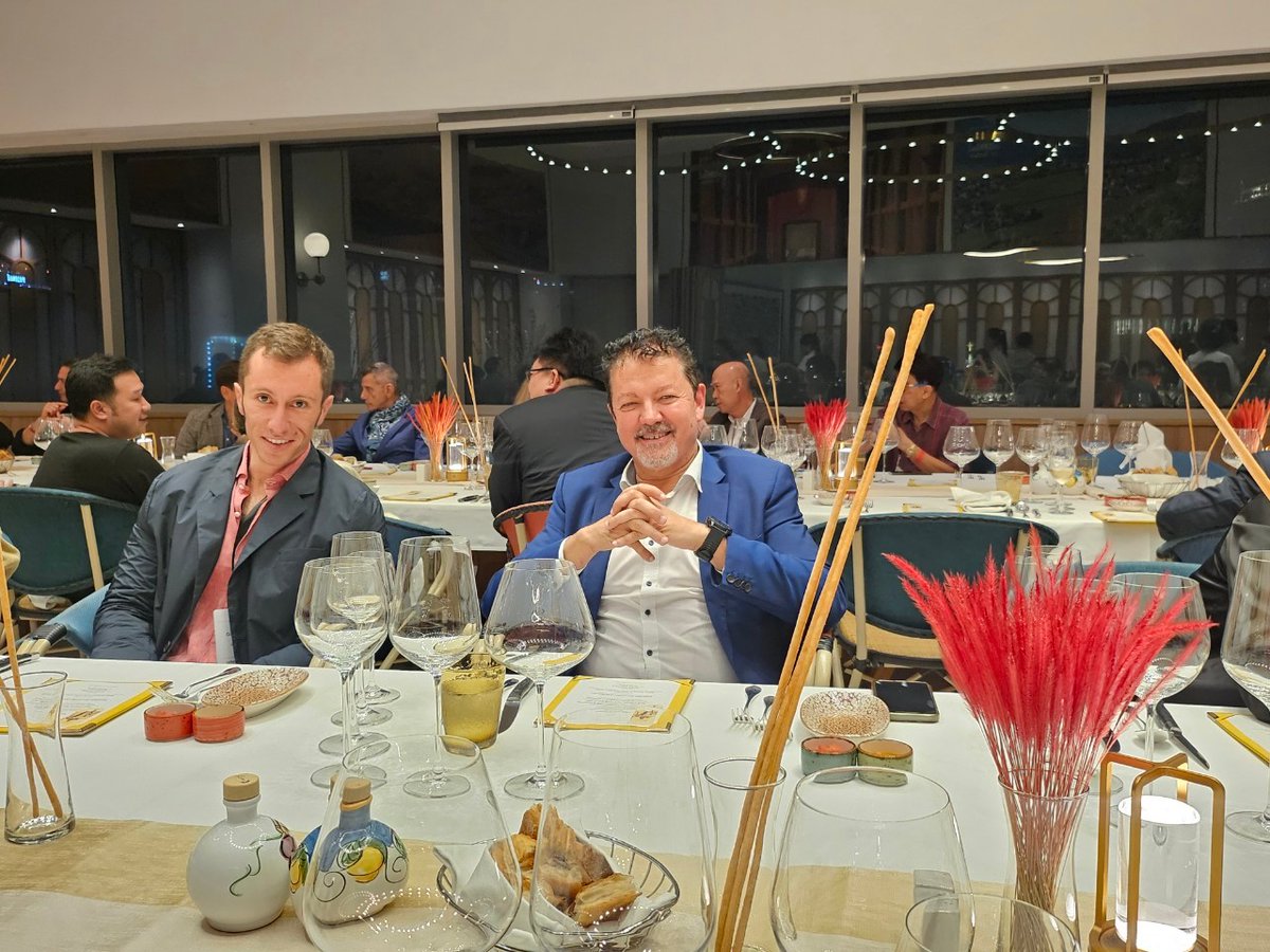 Gfourtaste's tweet photo. GFour extends heartfelt gratitude to the distinguished wineries and esteemed guests for honoring us with their presence at the Exclusive GFour Dinner, following the prestigious James Suckling event, at Ventisi Centara Grand 🍷🍷 https://t.co/U4hAStADVo