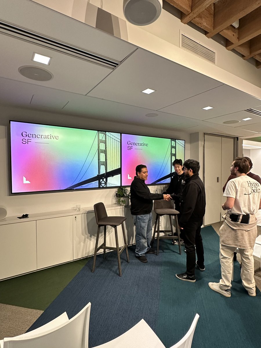 lightspeedvp's tweet photo. @ai @coinbase Another successful #GenSF event in the books. 🤝 Thanks for tuning in to our last one of the year — sign up to join us at one of our in-person meetups in 2025: 

https://t.co/otweupxXMQ https://t.co/Jl8RFqnrIV
