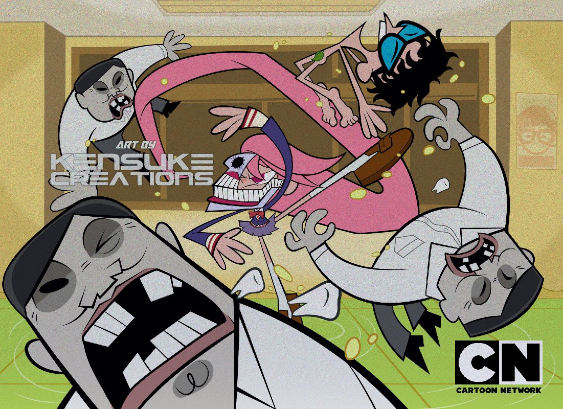 KensukeCreateS's tweet photo. What if DanDaDan was in the Cartoon Network Universe? 👻👽 Part 1 https://t.co/rwncQfpPPZ
