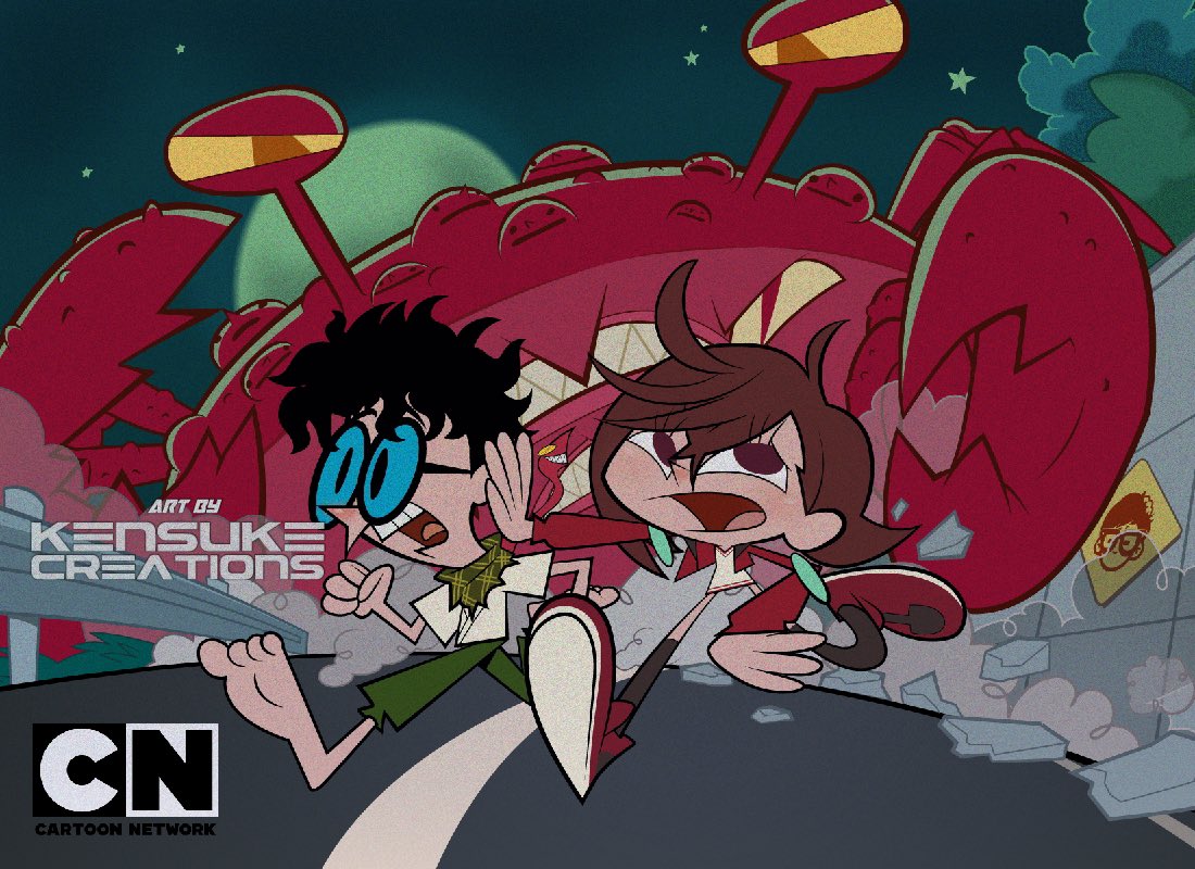 KensukeCreateS's tweet photo. What if DanDaDan was in the Cartoon Network Universe? 👻👽 Part 1 https://t.co/rwncQfpPPZ