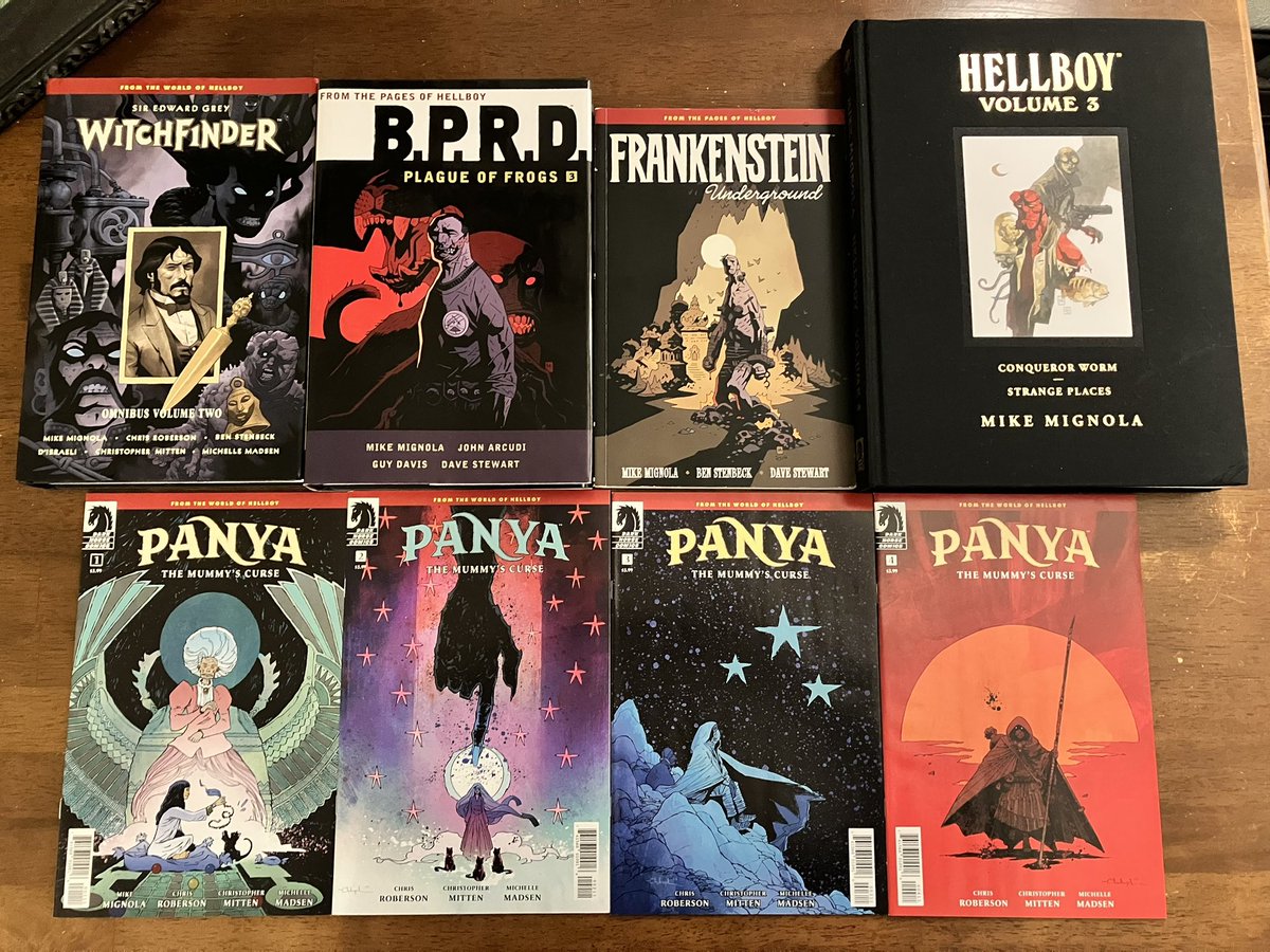hellboybookclub's tweet photo. 📚 👀📚👀 #hellboybookclub #podcast #hellboy #mikemignola #witchfinder #benstenbeck #bprd #daimio #frankenstein #frankensteinunderground 🎵 #panya #christophermitten #davestewart #michellemadsen https://t.co/mqO6kemAnJ