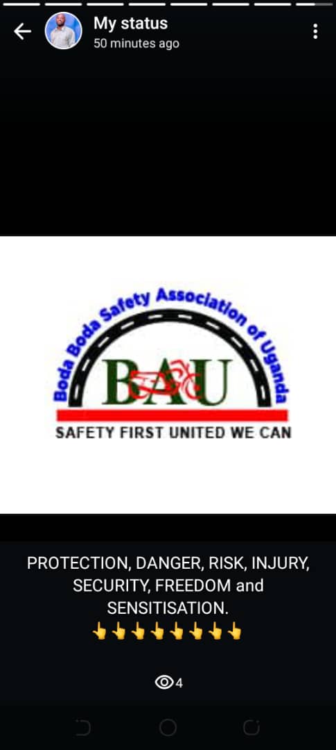 MoureenMusiime's tweet image. To provide road safety trainings to our members in view of reducing road accidents and ensure all riders wear safety gears.@BodaAssnofKenya @SafeBoda 
#Seeksafety.
#Aimsafety.
#Followsafety.
#Ensuresafety.
#Teachsafety.
#Yieldsafety.