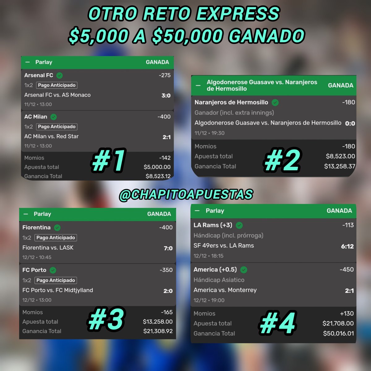 EL CHAPITO (Apuestas Deportivas) tweet media