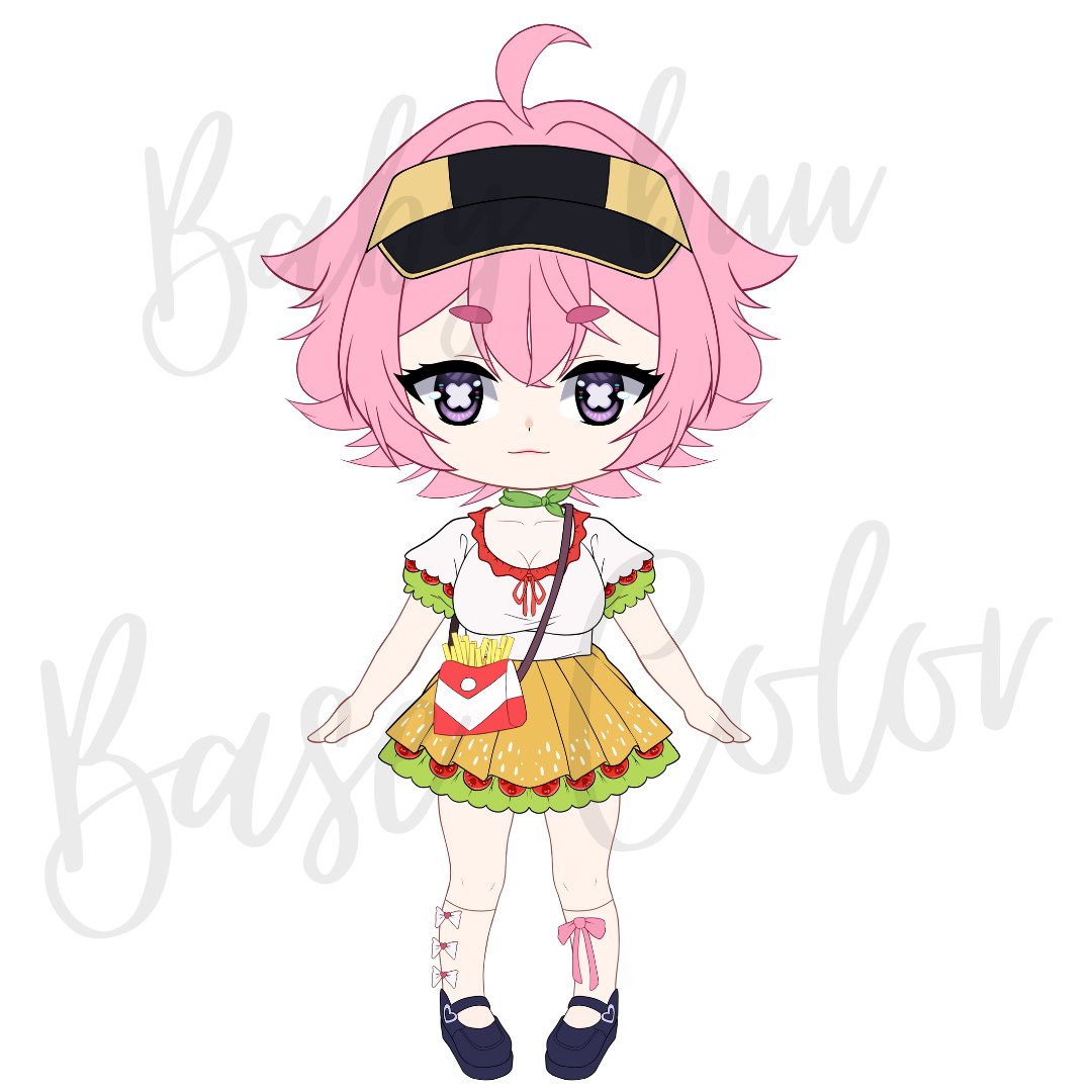 Burgirl_Stall's tweet image. ma baby still looks grumpy because i haven&apos;t added all the colors yet, lol

#WIP #basecolor #chibi #BurGirlVibes #VtubersEN