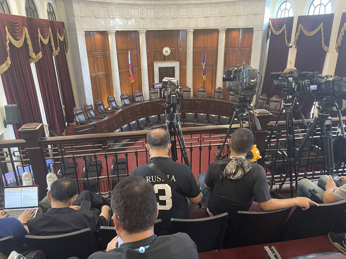 ABS-CBN News (@abscbnnews) on Twitter photo The Supreme Court announces that the 2024 bar exam results are not yet out.
Media still on stand-by at the Session Hall for the start of the official announcements. | via <a href="/adrianayalin/">Adrian Ayalin</a> #Bar2024 The Supreme Court announces that the 2024 bar exam results are not yet out.
Media still on stand-by at the Session Hall for the start of the official announcements. | via <a href="/adrianayalin/">Adrian Ayalin</a> #Bar2024