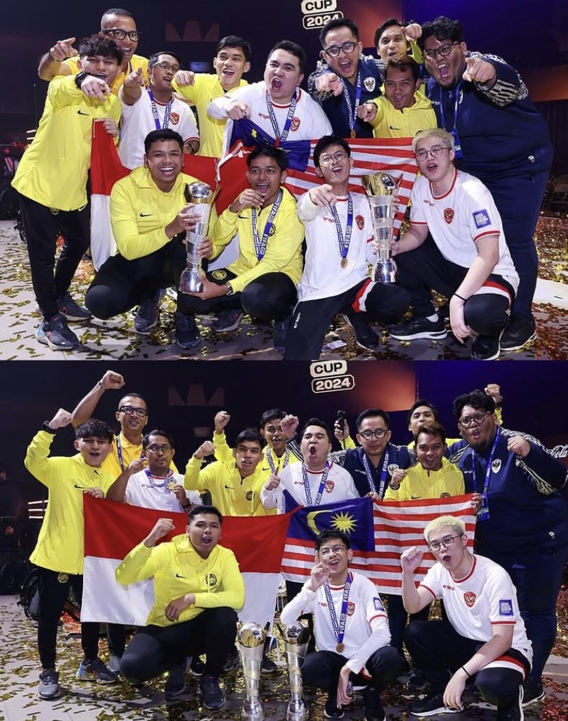 FeWCeFootball World Champion ! 

Champion on Mobile : Malaysia 🇲🇾

Champion on Console : Indonesia 🇮🇩

Tahniah.