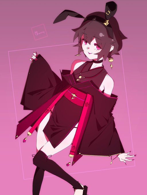 #バニーガール貼って元気づけてください 