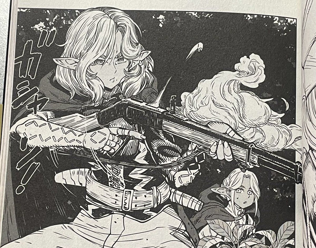 貨幣経済の影響を受けた山岳地帯のダークエルフの生活が狩猟採取から農耕酪農に替わる。収入の為に巨狼や大鷲も狩る。弓だった得物がその収入でより強力な猟銃や連発式レバーアクション銃に代わる。流通の変化で海産物が食卓に上がるようになり、様々な工業製品も手に入るようになる。オルクセン程突出