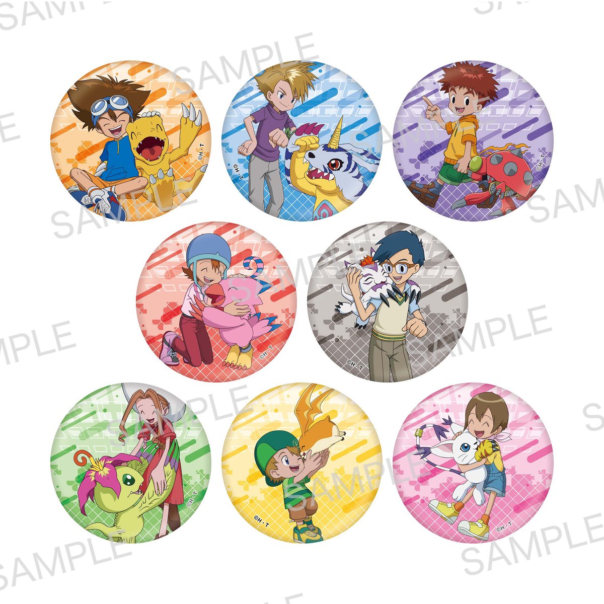 デジモン ダイバーシティ バッジ 25周年 お台場 缶バッジ　ヤマト DIGIMON ANIMATION 25th Anniversary in DiverCity Tokyo Plaza