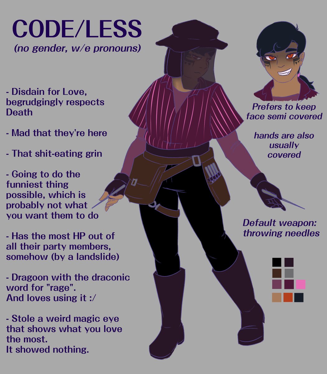 DNAcademic's tweet photo. Ref for my new OC 

and thanks to @AdorkaStock for the pose ref https://t.co/ScWoMpSozW